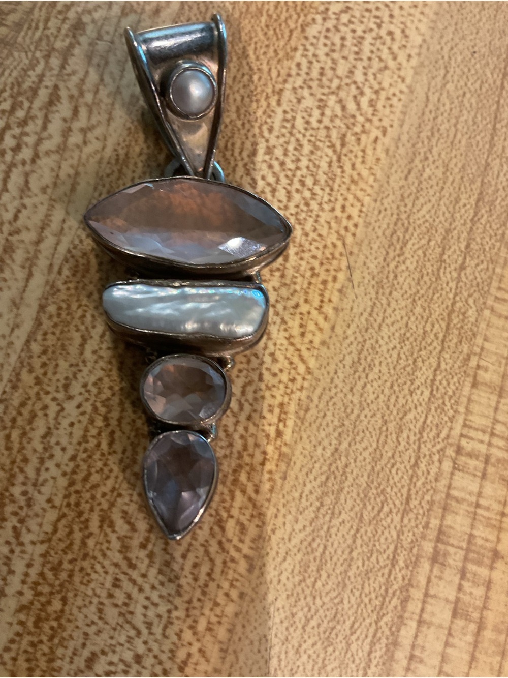 Gorgeous Sterling and Stone Pendant